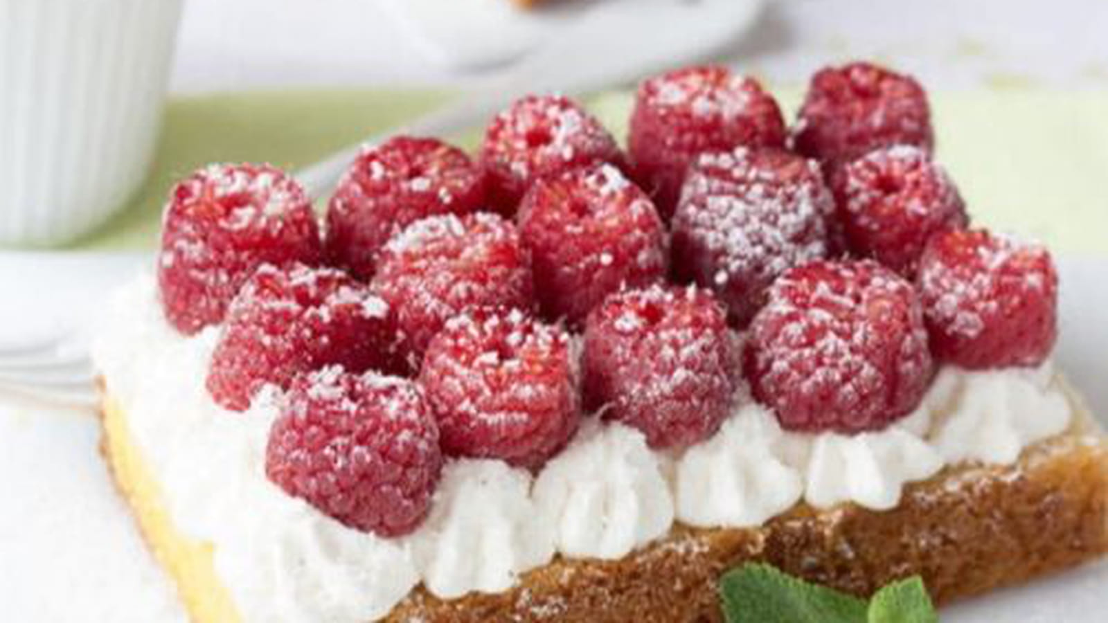 Tarte express sans cuisson Quatre-quarts, framboise