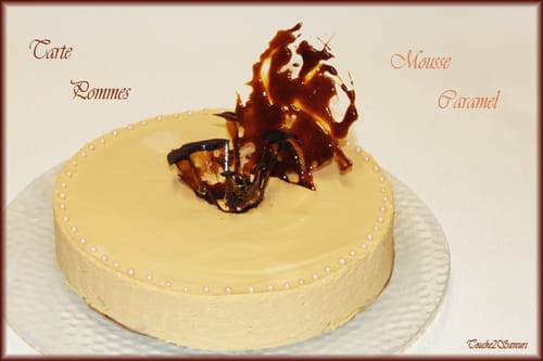 Entremet normand pommes caramel