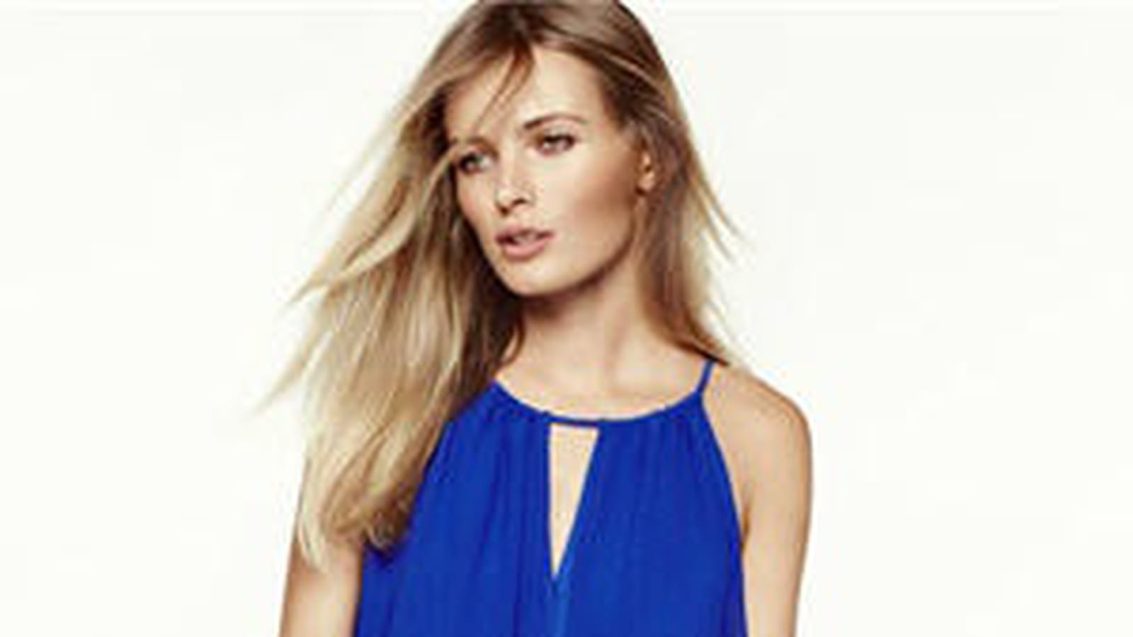 Robe bleu roi de Mango