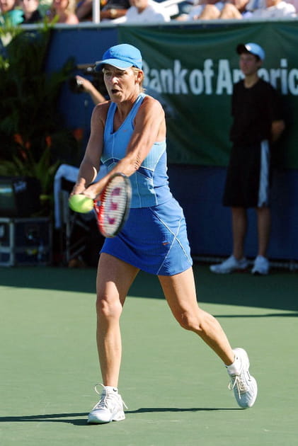 La joueuse de tennis Chris Evert en Floride en 2005
