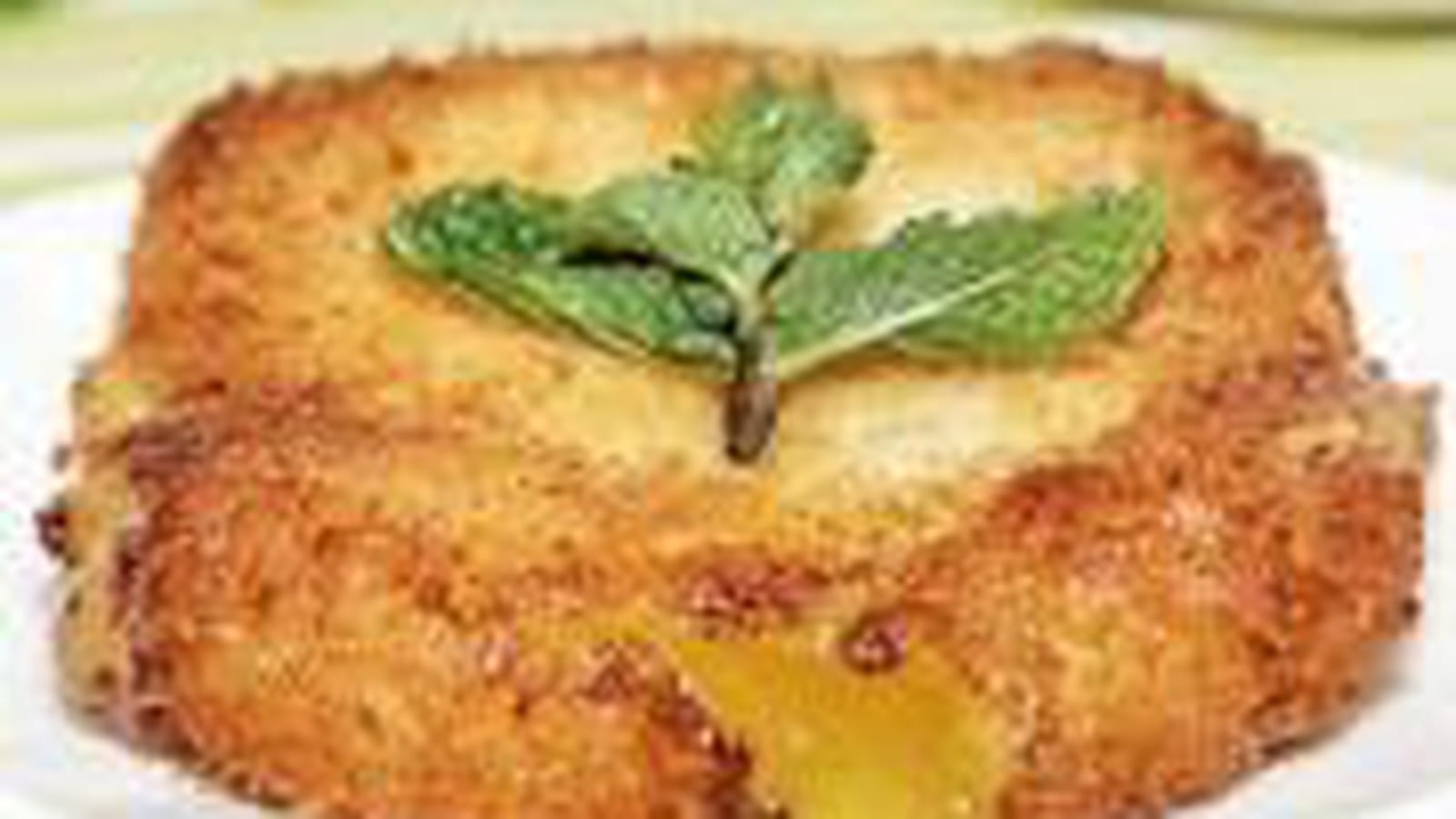 Lemon curd pané
