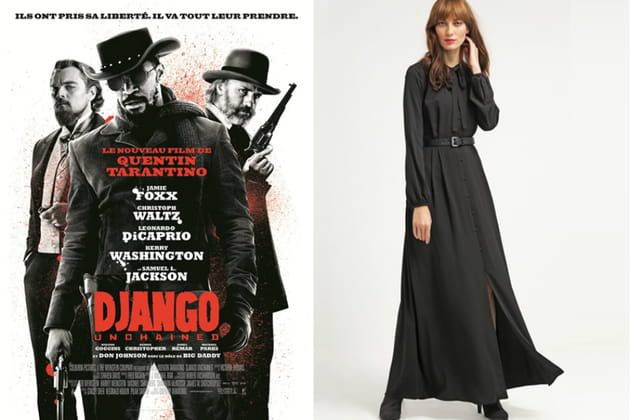 Une robe fa&ccedil;on Broomhilda Von Shaft dans "Django Unchained"
