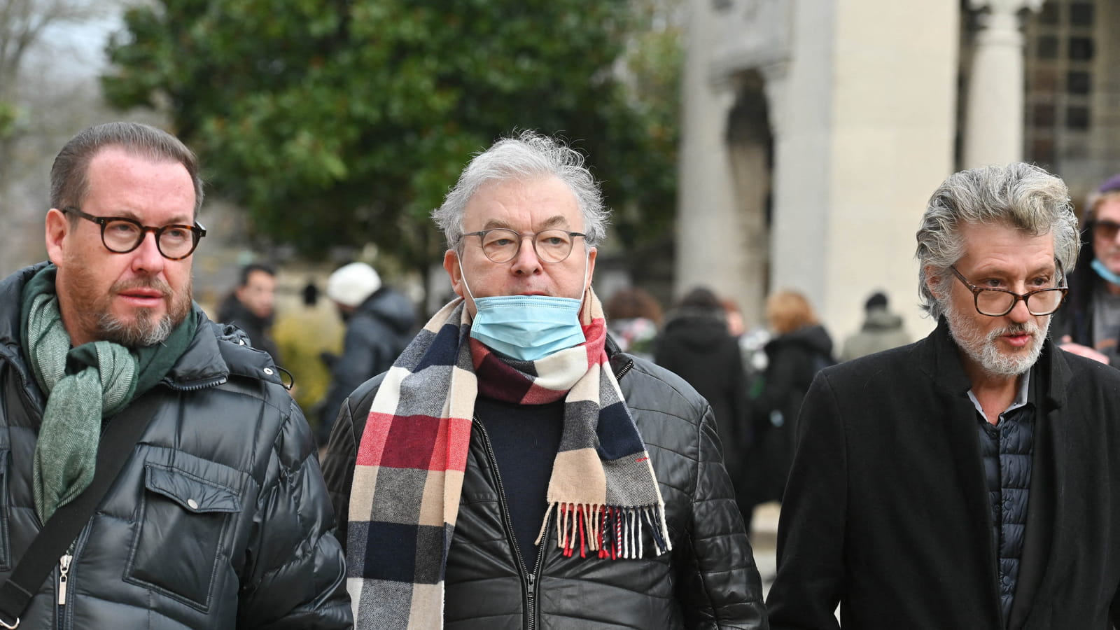 Dominique Besnehard, obsèques de Mylène Demongeot à Paris