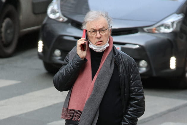 Dominique Besnehard, aux obsèques de Marion Game