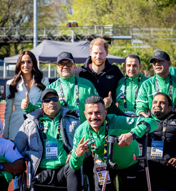 Harry et Meghan prennent la pose aux Invictus Games