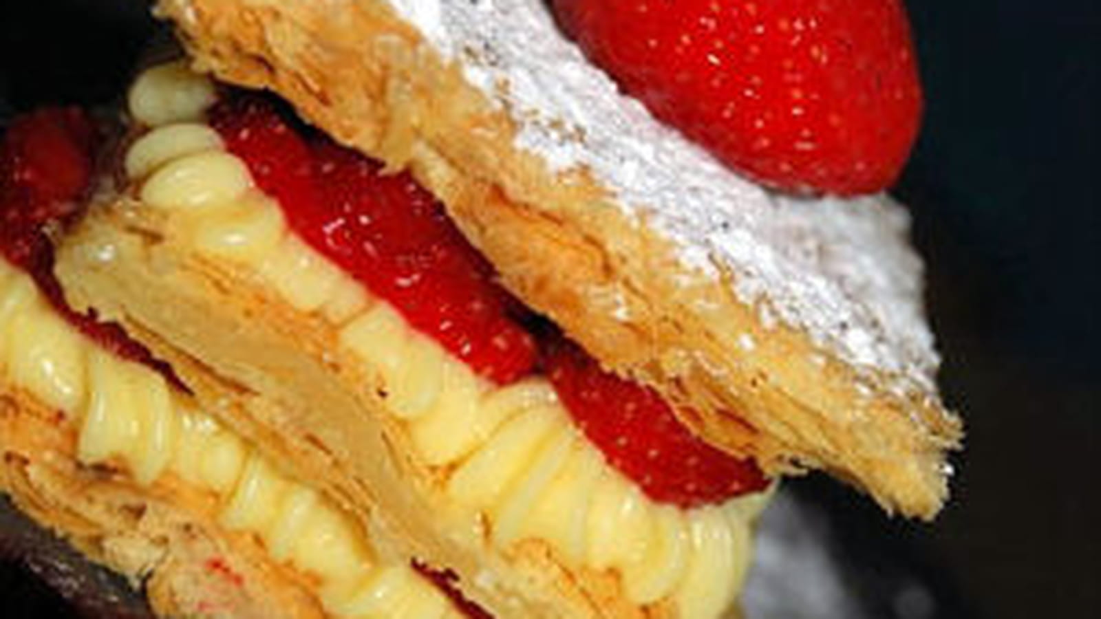 Mille-feuille aux fraises