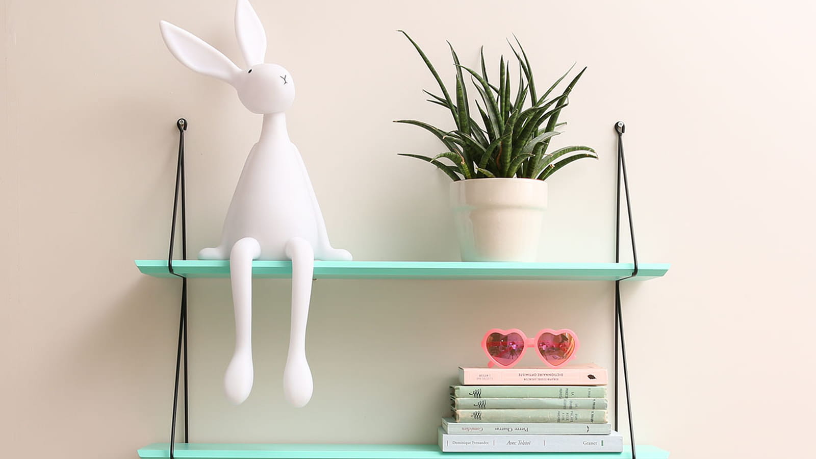 Lampe Joseph le lapin Rose in April