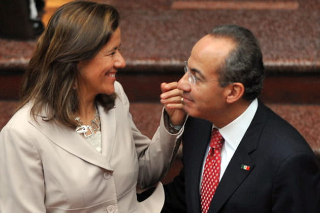 Margarita et Felipe Calderon