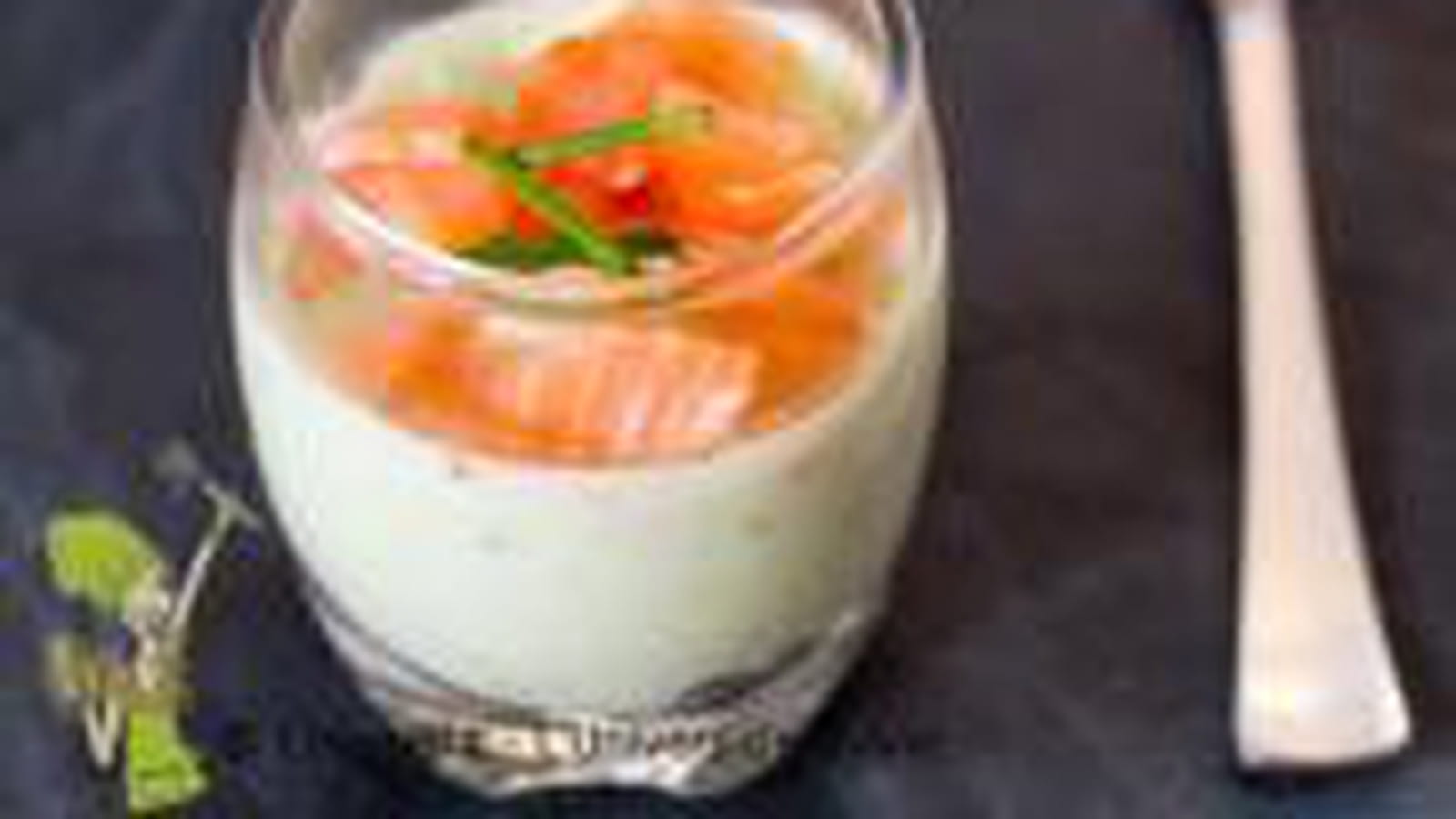 Verrines avocat saumon fumé