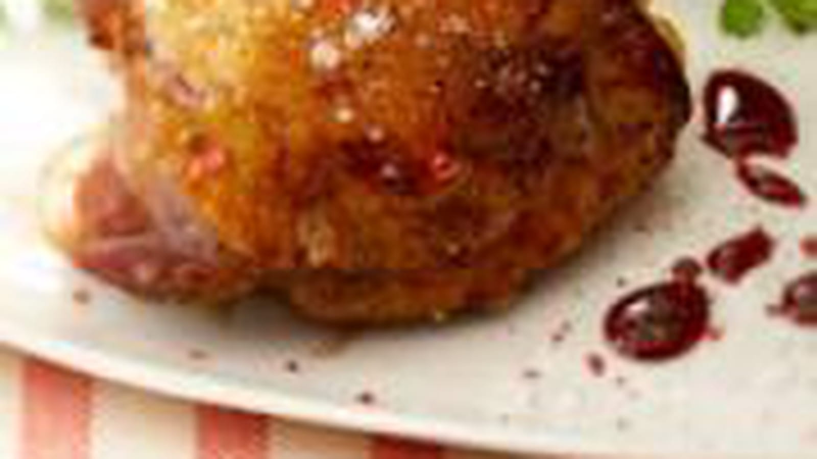 Suprême de poulet laqué
