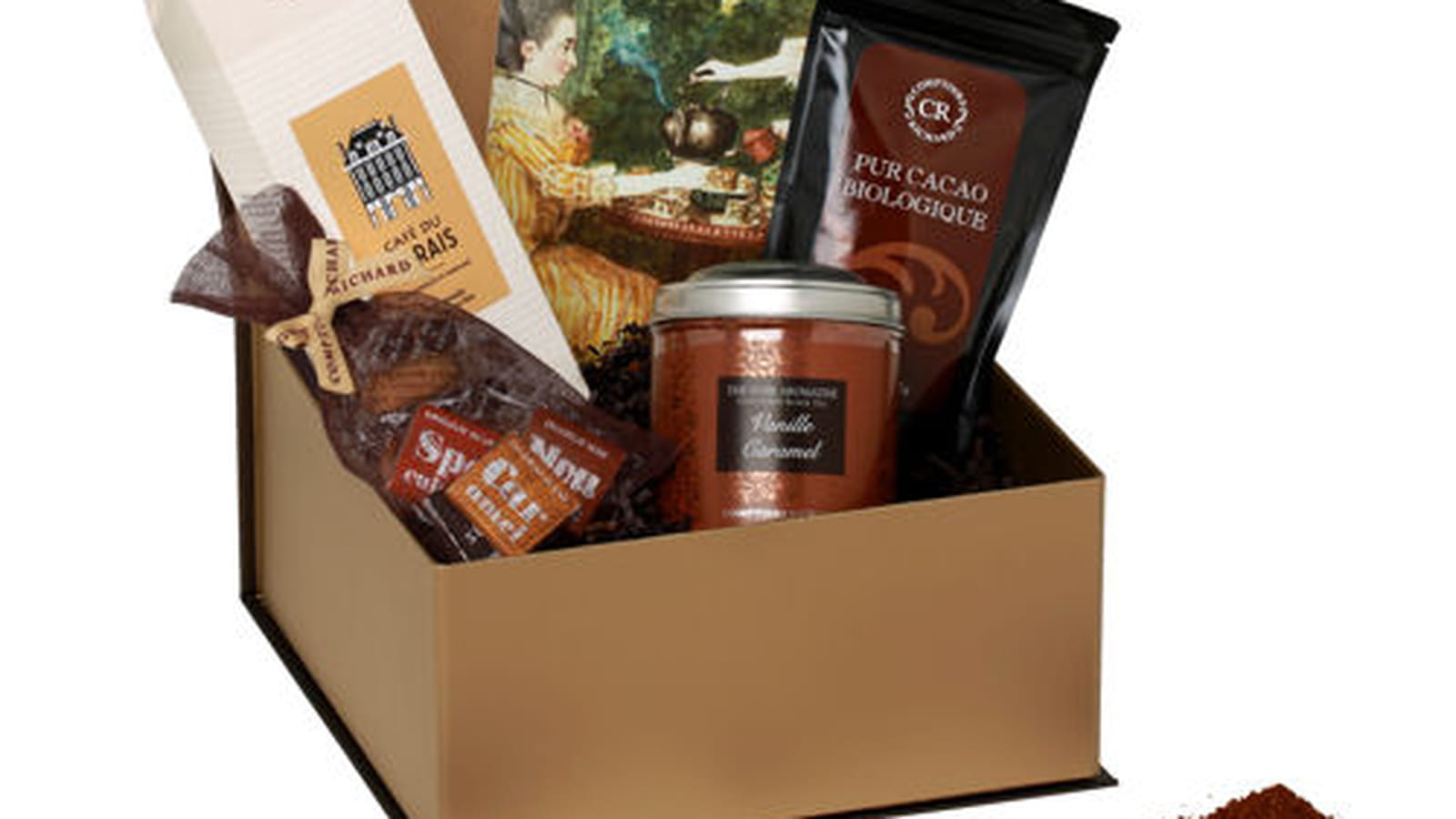 Coffret Café, thé et chocolat de Comptoirs Richard