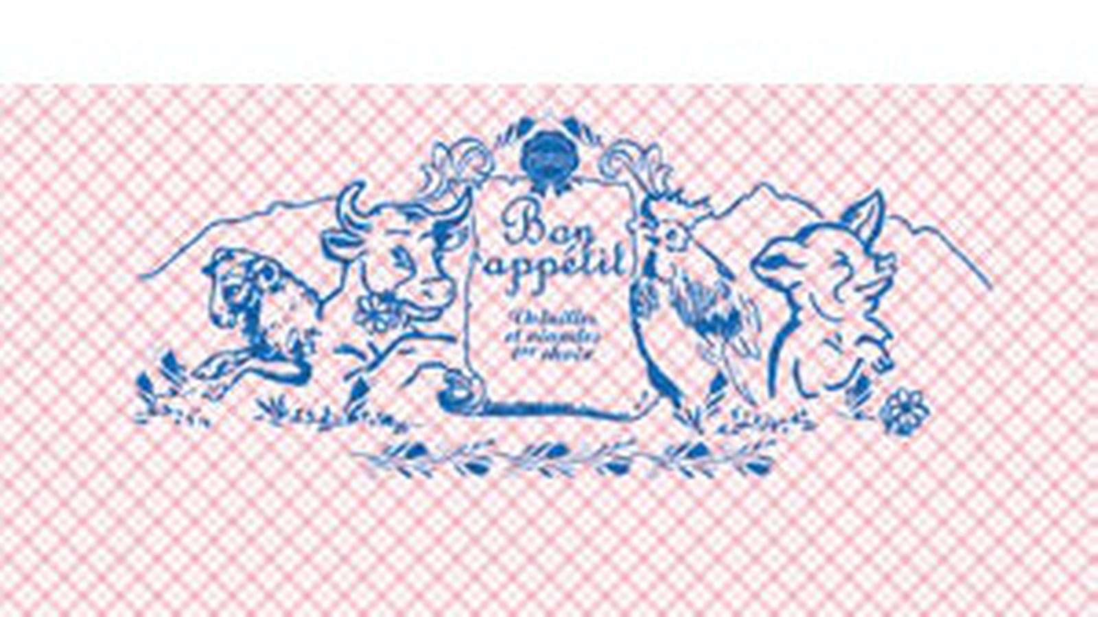 Le set de table "Boucherie-charcuterie" de Cocobohème