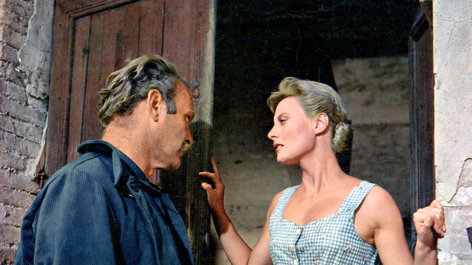 Avec Leif Erickson, 1957