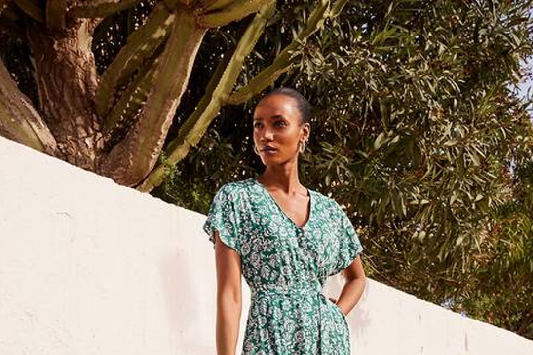 Robe Anne Weyburn Taille 42 Neuve - Couleur Marron, Matières Douces