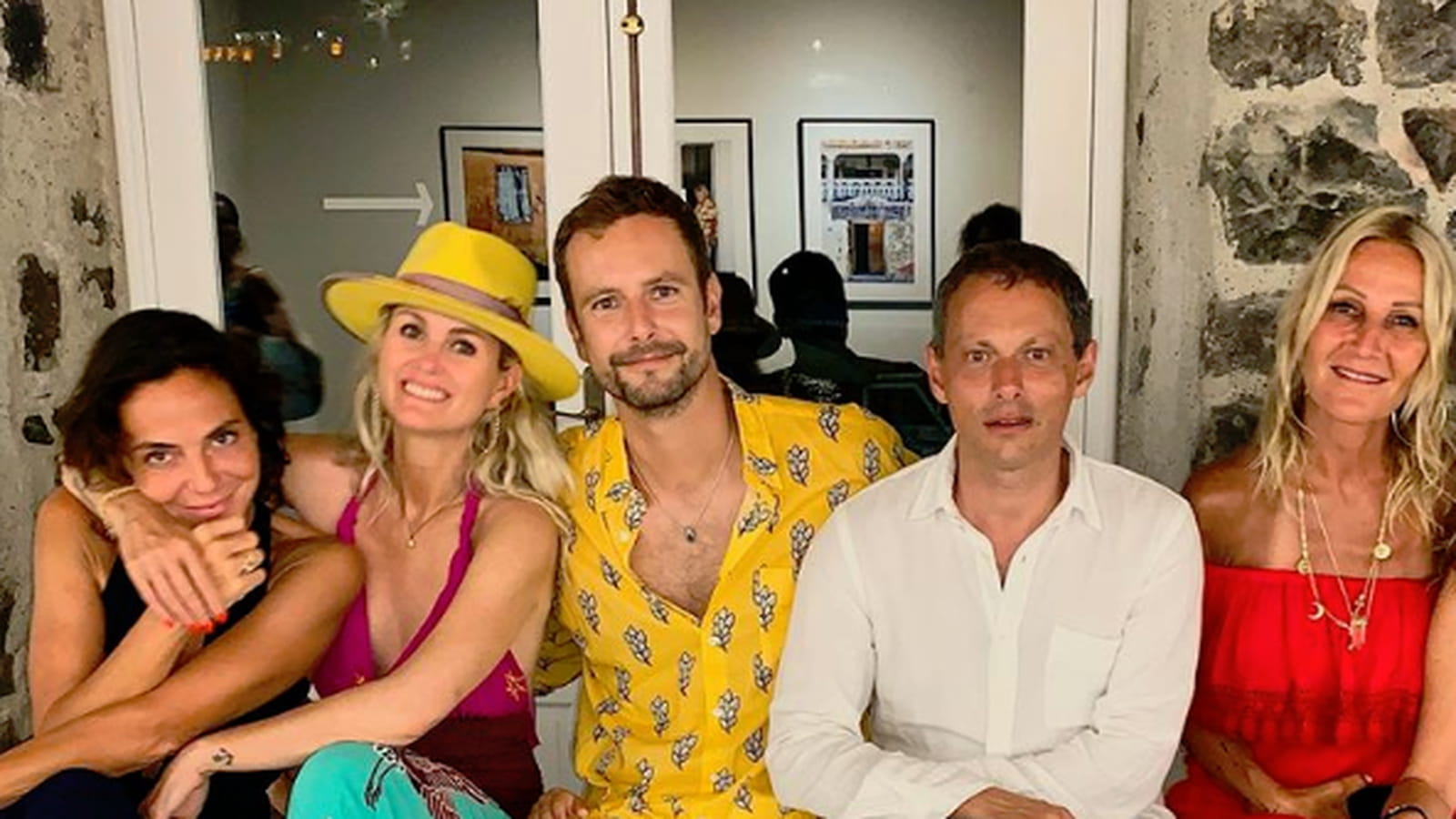 Sandra Sisley, Laeticia Hallyday, François Roelants, Marc-Olivier Fogiel et Liliane Jossua