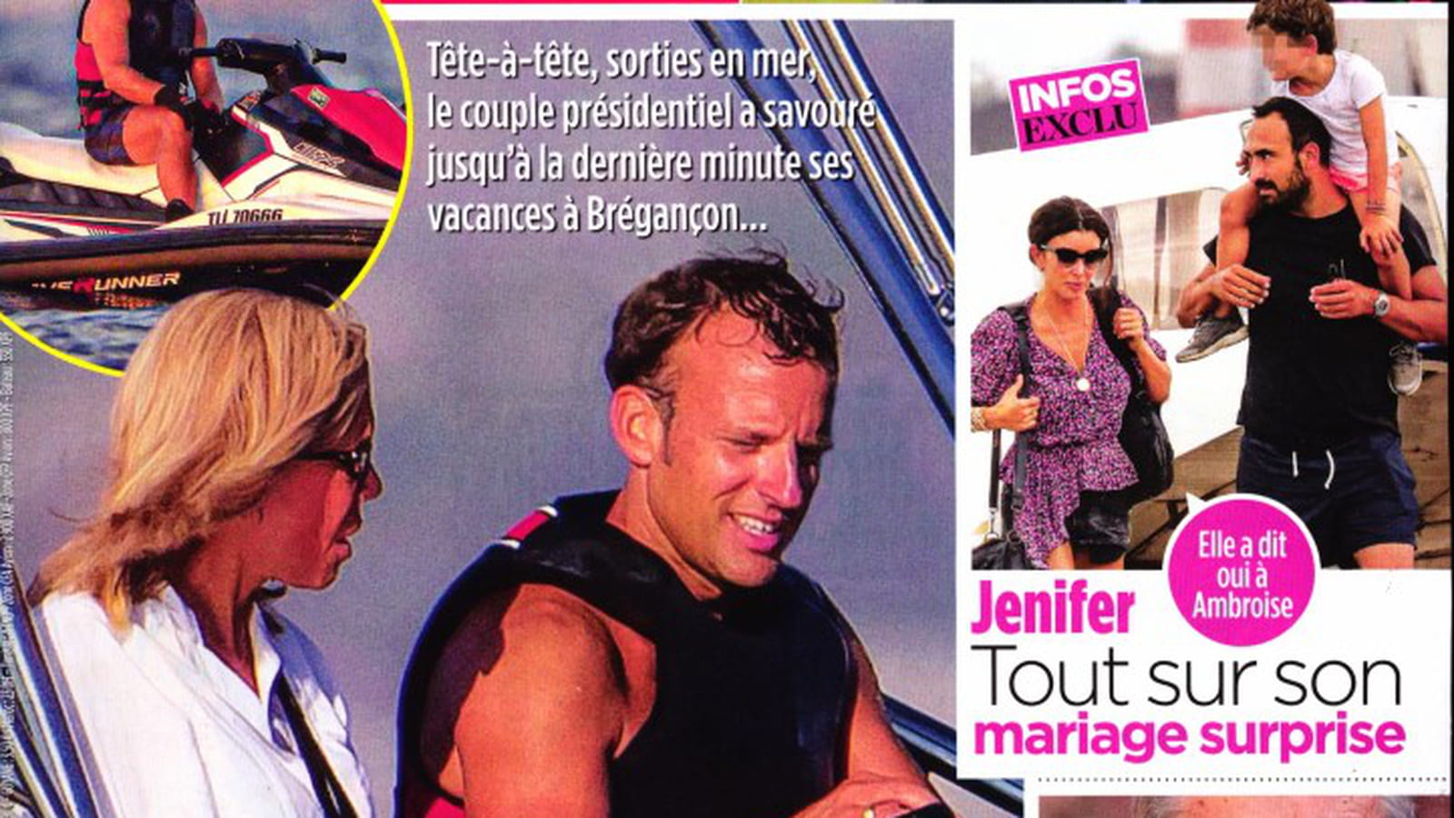 Emmanuel et Brigitte Macron