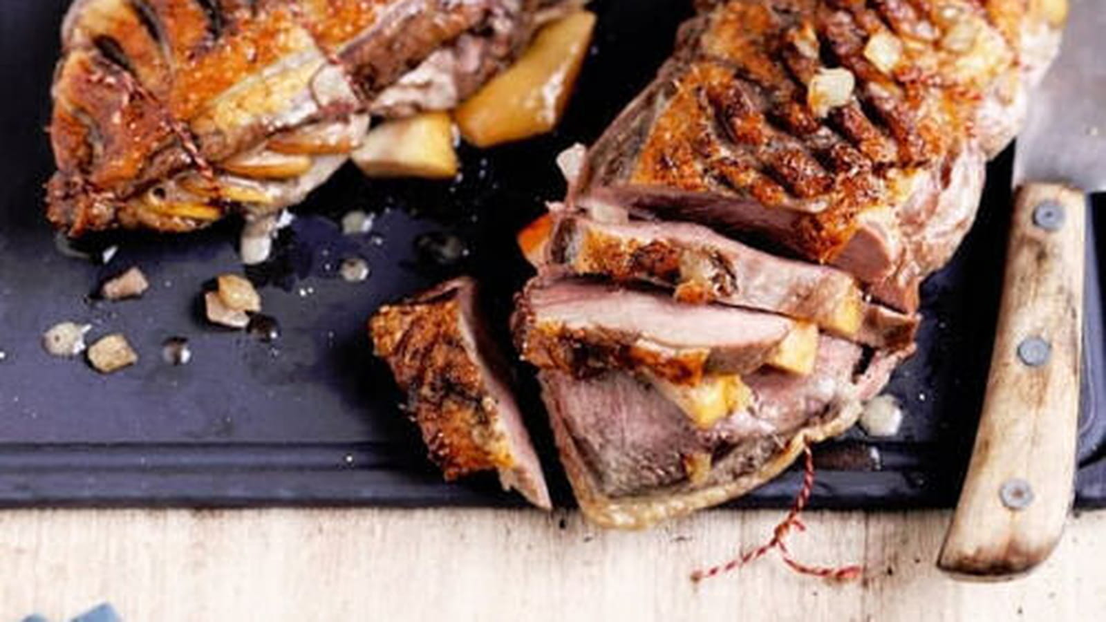 Rôtis de magrets de canard aux pommes