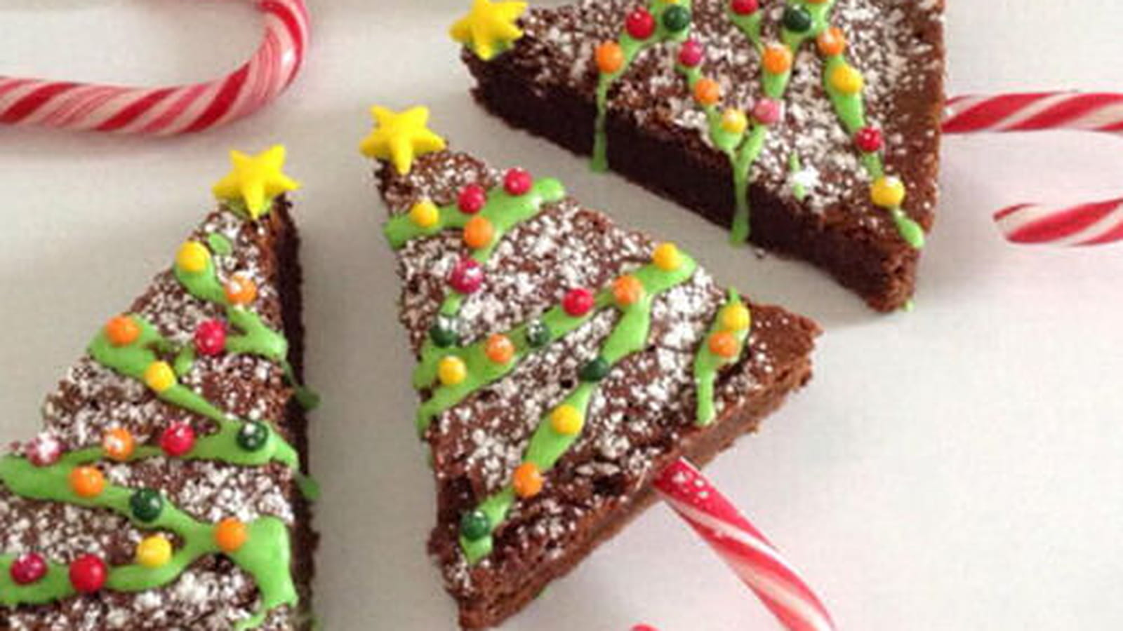 Sapins de Noël au chocolat