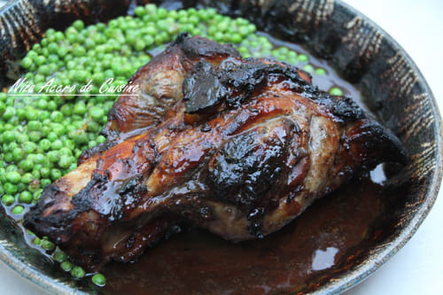 Jarret de porc au sirop de Liège et à la bière