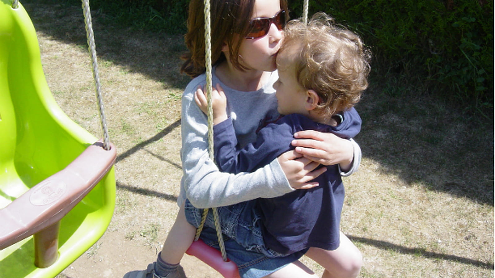 Instant tendresse au parc
