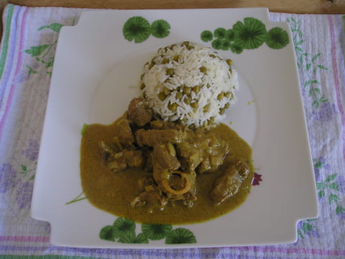Curry d'agneau
