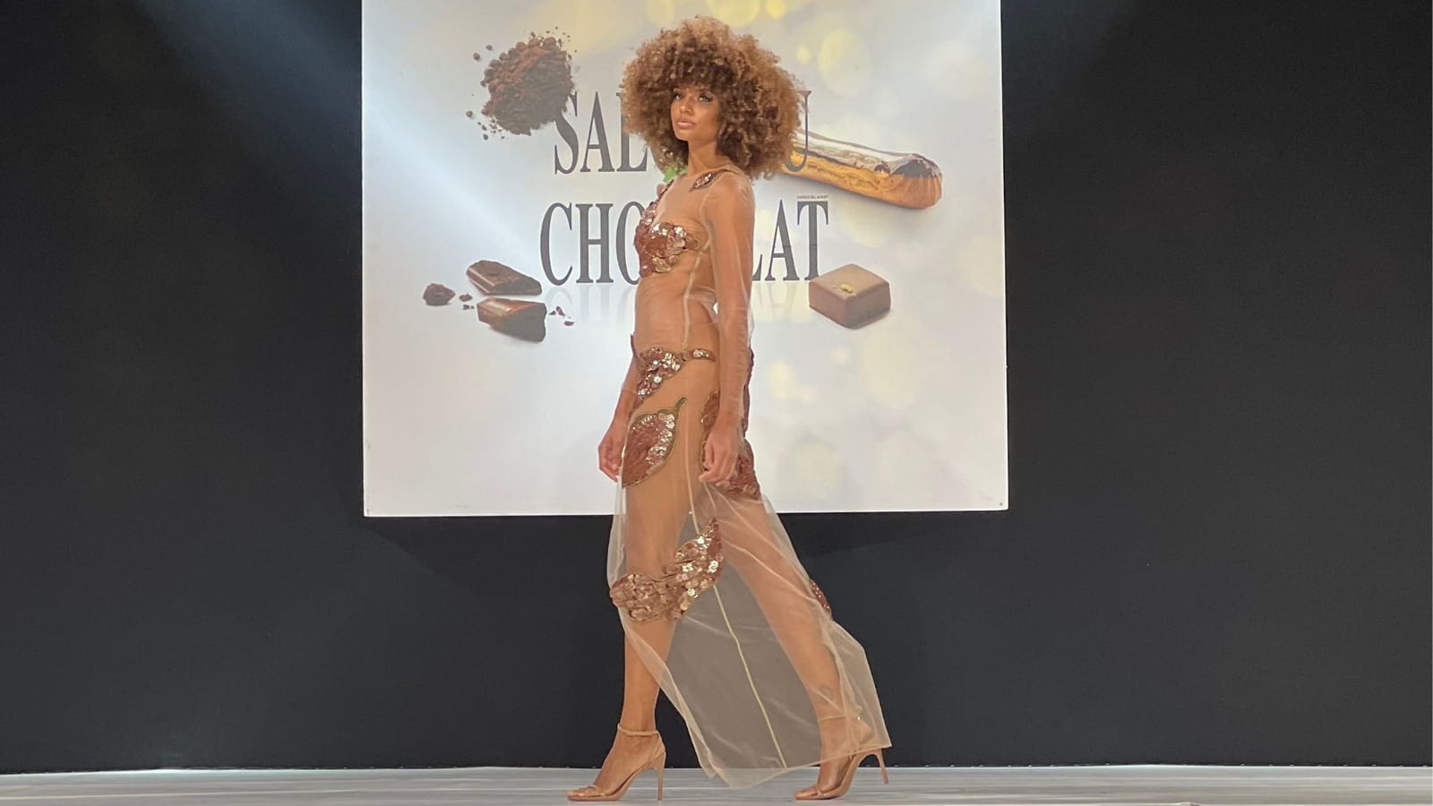 Alicia Aylies au Salon du Chocolat