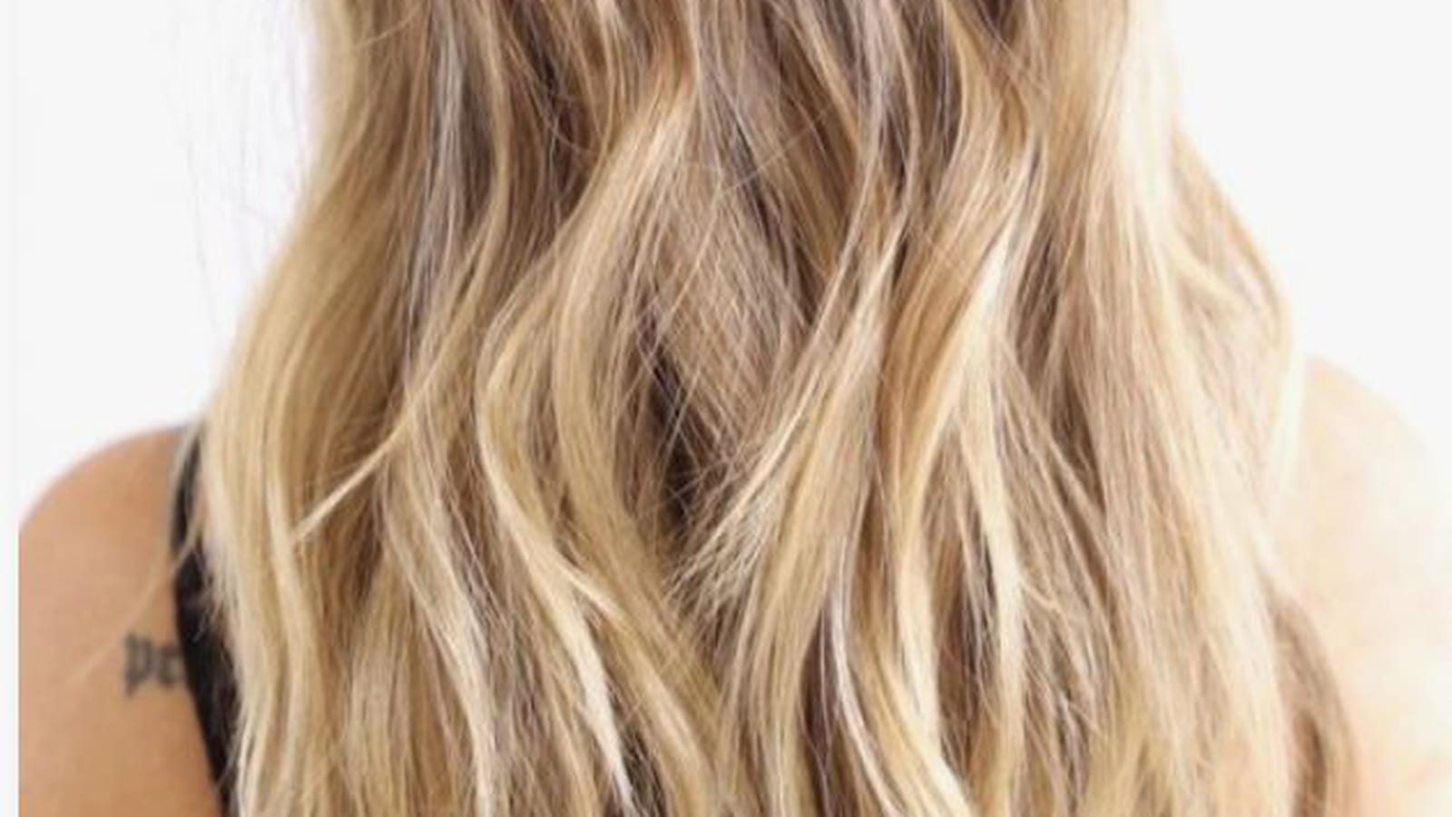 Balayage blond californien