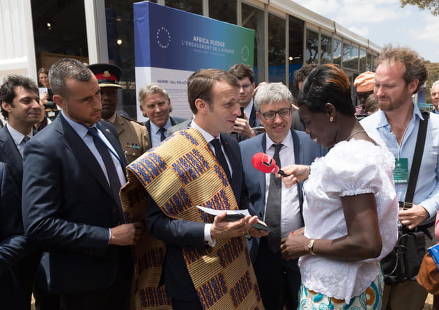 Emmanuel Macron au One Planet Summit &agrave; Nairobi (Kenya)
