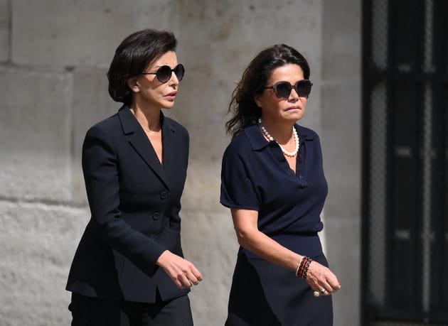 Rachida Dati aux obs&egrave;ques de Mathilde Favier, &agrave; Paris