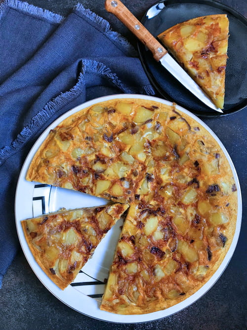 Tortilla pommes de terre et coppa