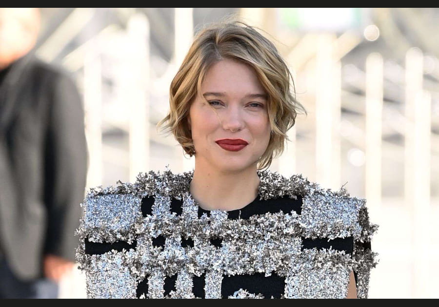 La bouche fonc&eacute;e de L&eacute;a Seydoux