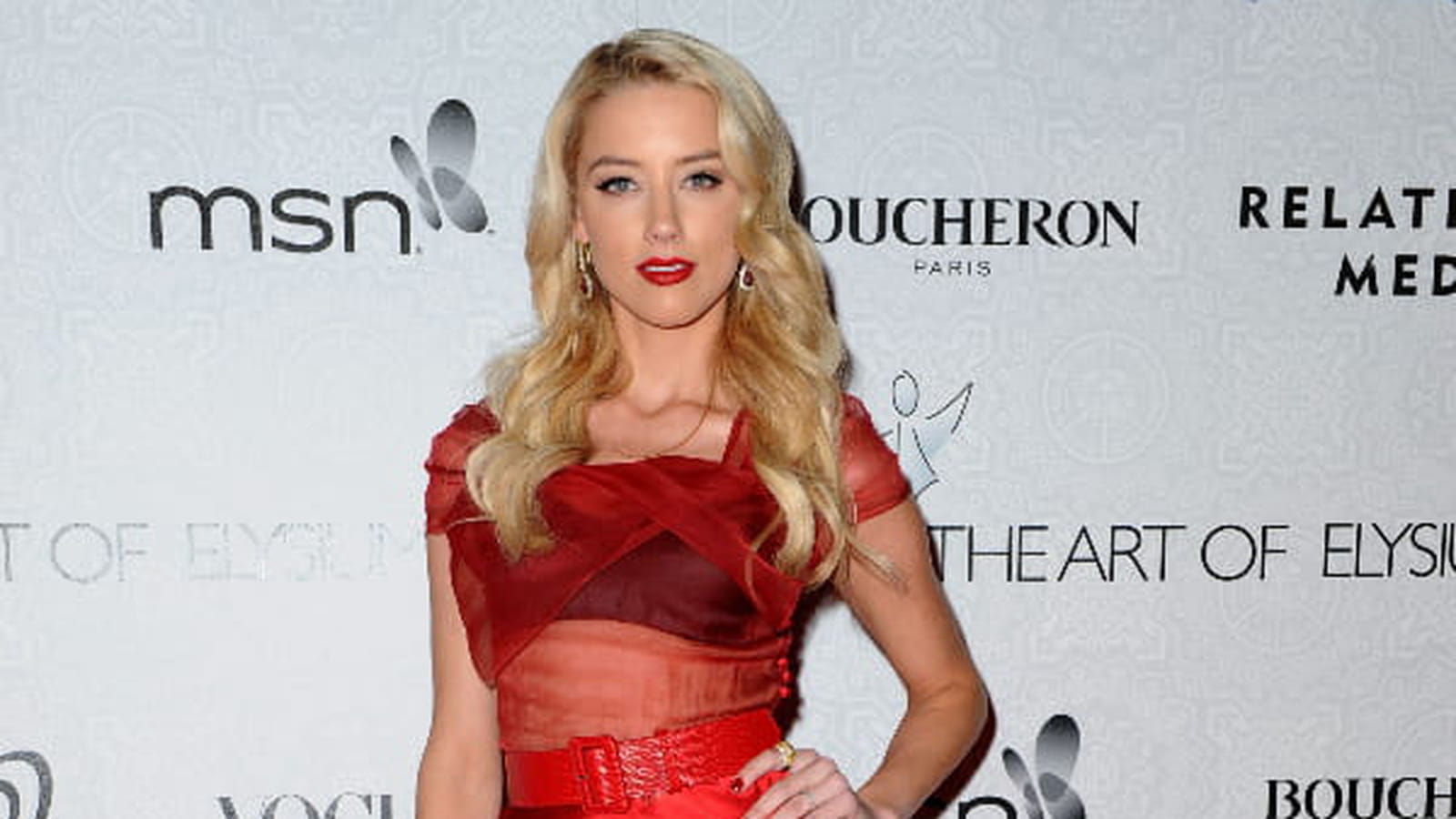 Amber Heard le 16 janvier 2010