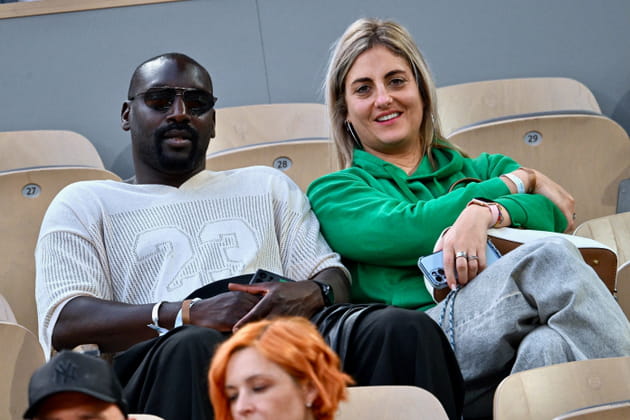 Ladji Doucouré fait une rare sortie avec sa compagne à Roland-Garros 