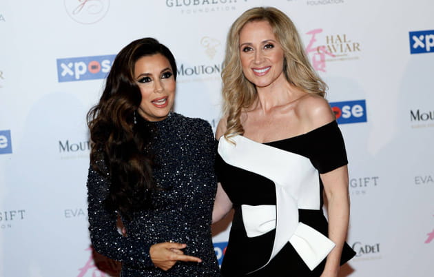 Eva Longoria rencontre Lara Fabian lors du Global Gift Gala le 20&nbsp;mai