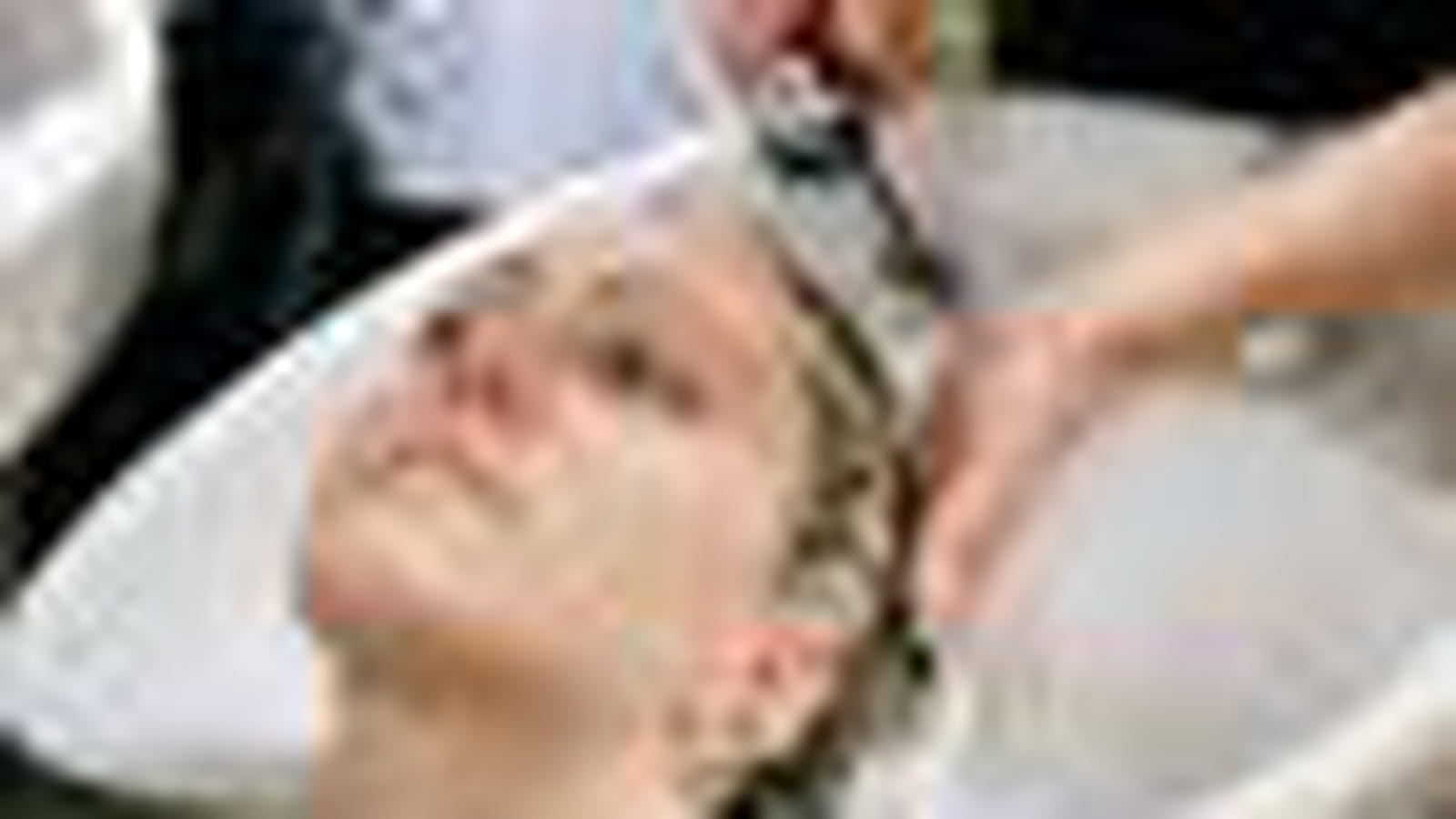 Un shampooing relaxant
