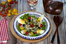Effilochée de raie tiède en salade : Etape 4