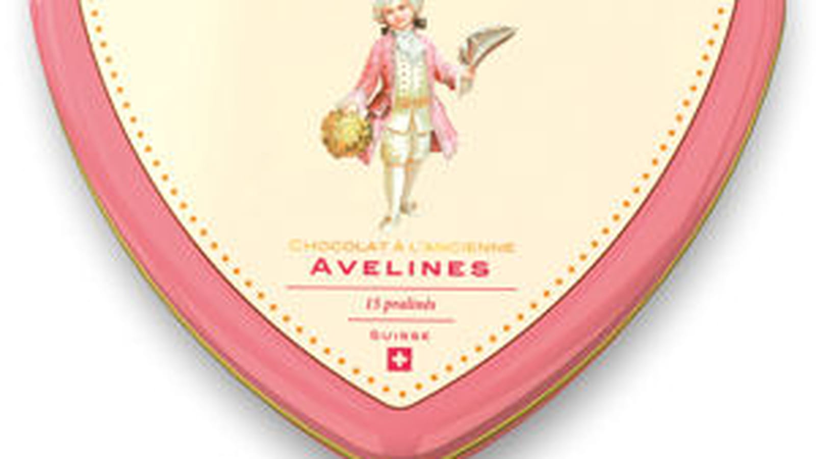 Boîte coeur métallique de Favarger