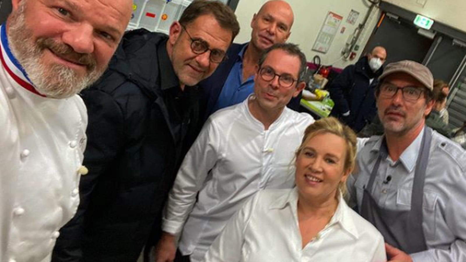 Philippe Etchebest, Michel Sarran, Christophe Rohat, Pascal Barbot, Paul Pairet et Hélène Darroze