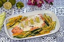 Filet de truite à la crème au citron vert et à l'estragon : Etape 4