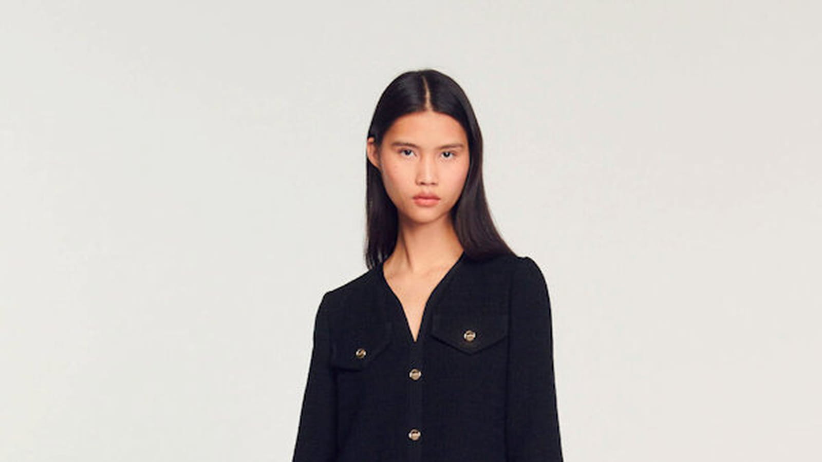 Robe noire Sandro