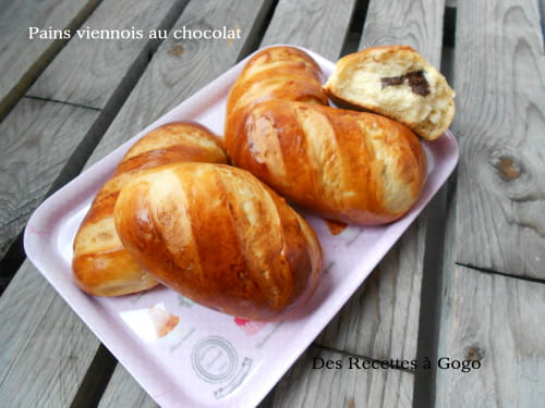 Pains viennois au chocolat