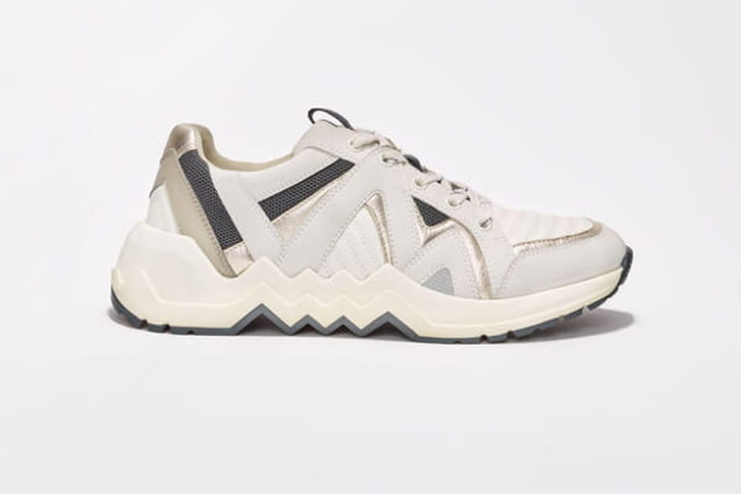 Baskets DEMAX Femme - Toile Blanche Semelle Caoutchouc Classiques
