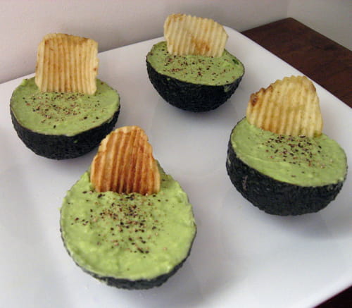 Crème d'avocat à la crème fraîche