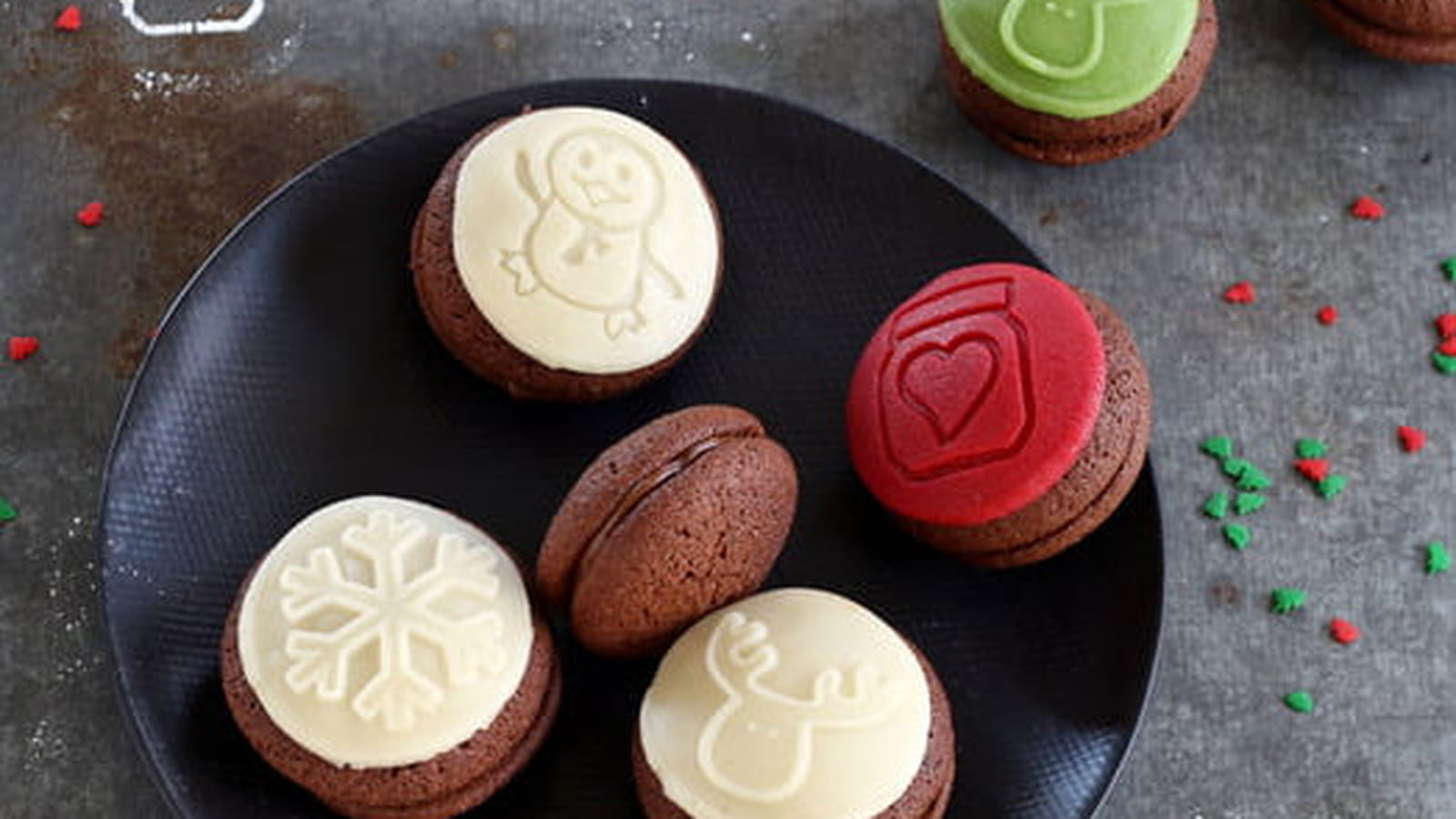 Whoopies de Noël au Nutella