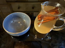 Sirop de pommes à la cannelle : Etape 1