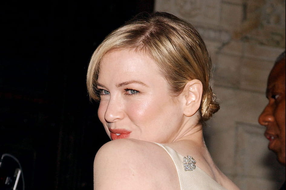 Le chignon bas de Ren&eacute;e Zellweger