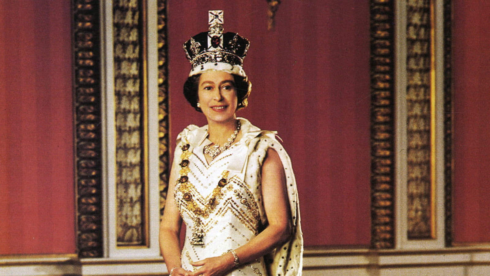La reine Elizabeth II le 7 février 1977