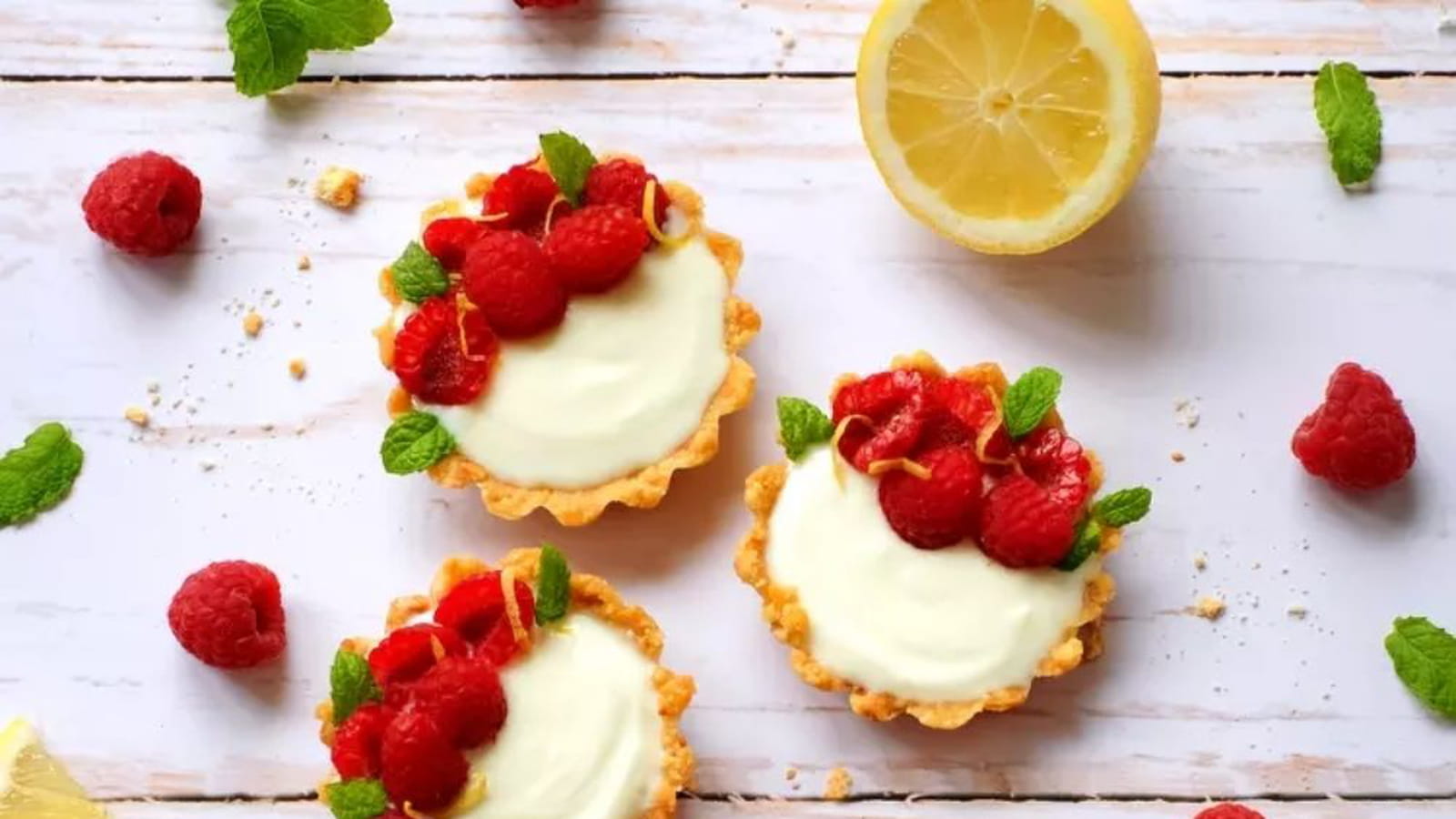 Tartelettes au yaourt crémeux citron