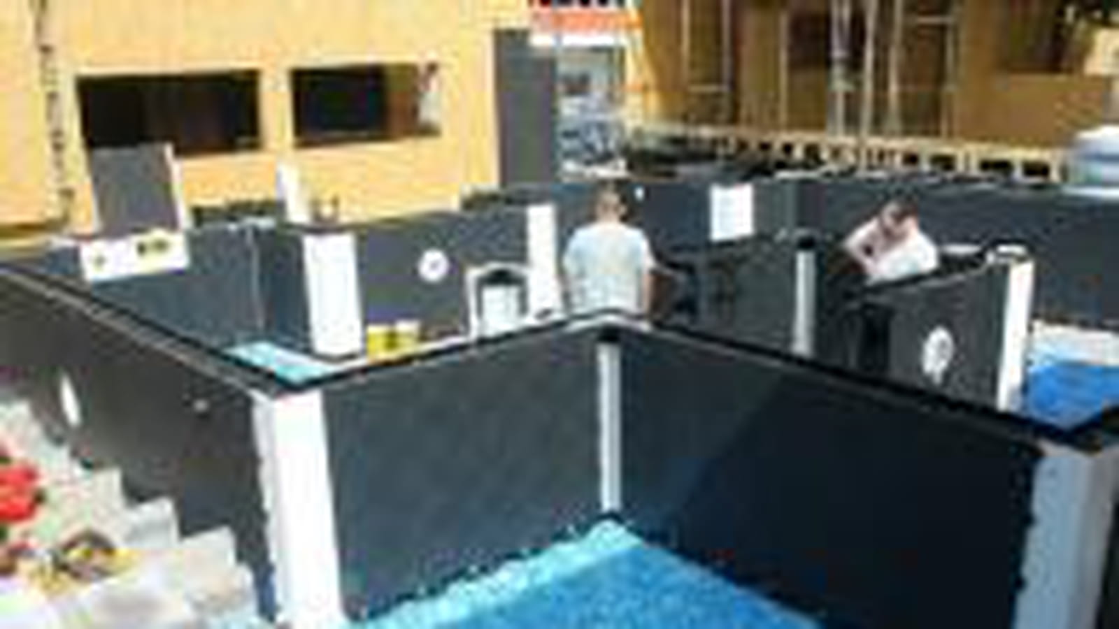 Montage de la piscine