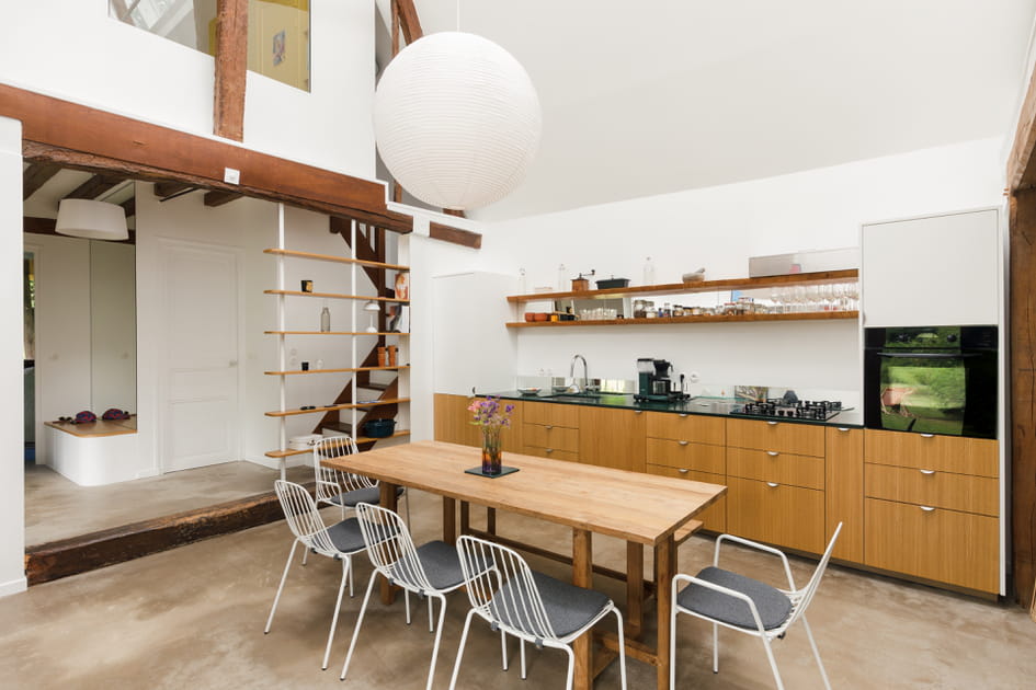 Apr&egrave;s&nbsp;: une cuisine en I dans la pi&egrave;ce de vie